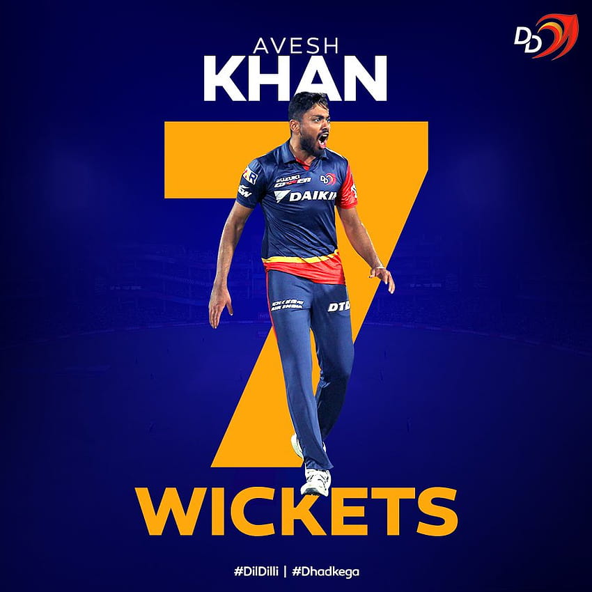 Delhi Capitals auf Twitter: „Our young speedster Avesh Khan starred with a 7 HD phone wallpaper