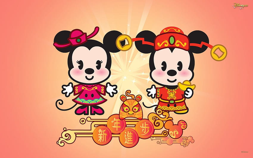 Cute Cartoon Chinese, chinese new year cartoon HD wallpaper