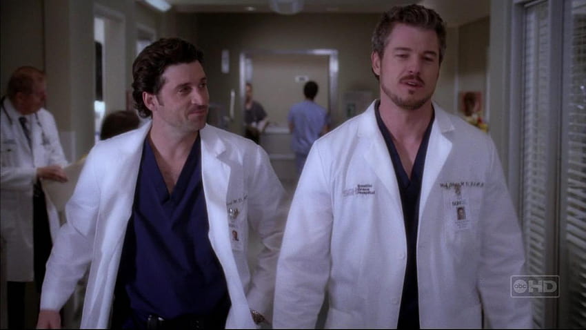 The Guys Of Grey's Anatomy Mark Sloan and Derek Shepherd, mark sloan mcsteamy HD wallpaper