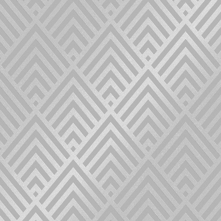 Shard Glitter Geometric Grey Silver, geometric black and white HD phone wallpaper
