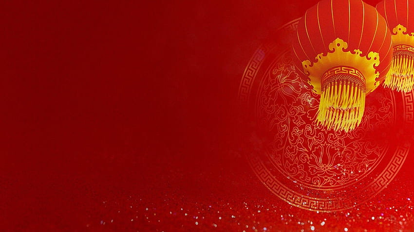 Китайски новогодишни фонове за, червени китайски дизайни HD тапет