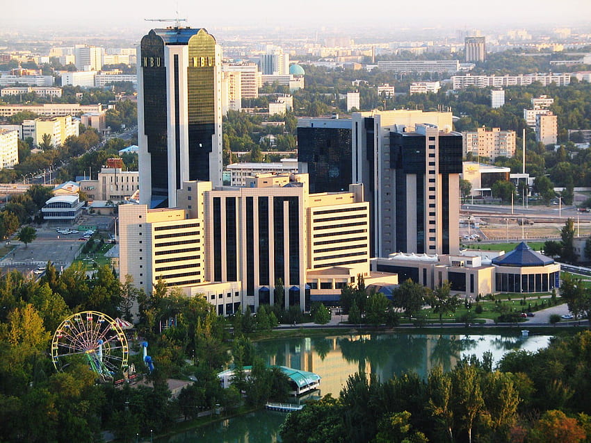 Ташкент Узбекистан строи столицата на града HD тапет