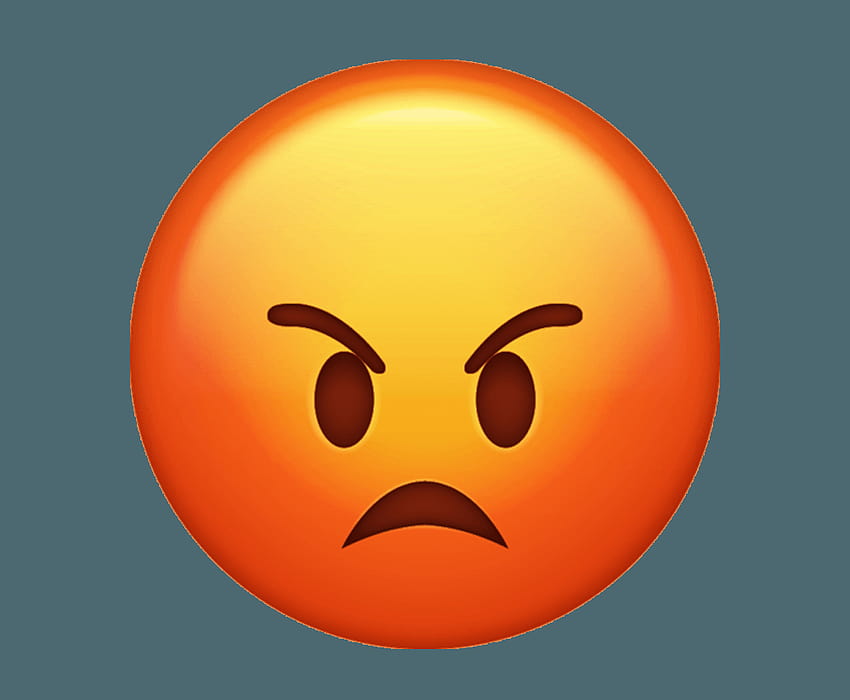 Emojis enojados, emoji loco fondo de pantalla