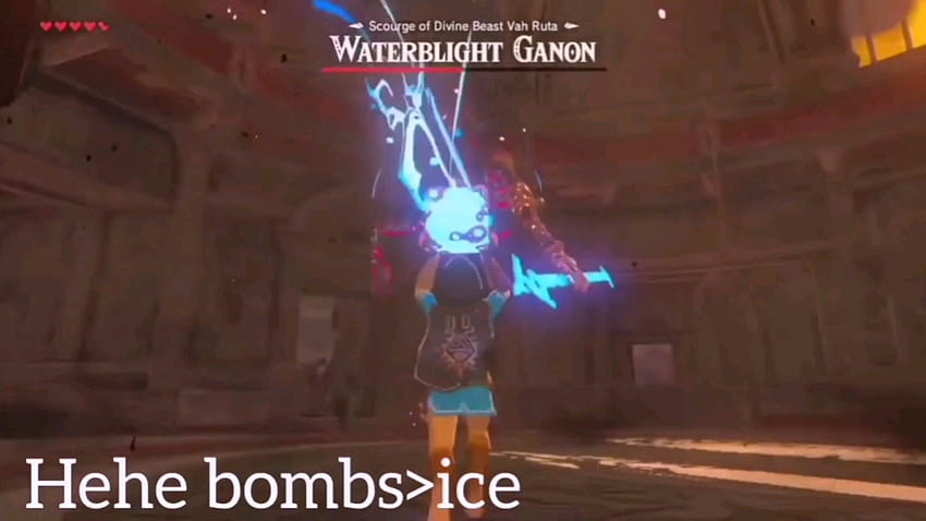 Sono riuscito in qualche modo a battere Ganon Waterblight con solo bombe! : r/Breath_of_the_Wild Sfondo HD