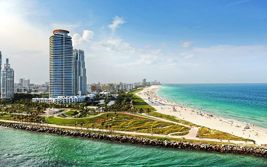 Miami Beach Florida Arka Planları Full Pics Iphone HD duvar kağıdı