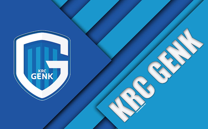 KRC GENK, 벨기에 축구 클럽, 파란색 HD 월페이퍼