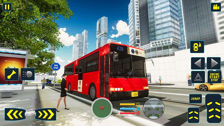Coach Bus Driving Simulator 2019, roblox school bus HD wallpaper