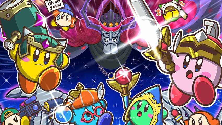 Super Kirby Clash: Dicas e Estratégias para Desempenhar os Quatro Papéis, Team Kirby Clash Deluxe papel de parede HD