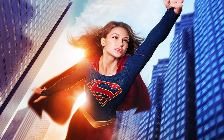 530171 Supergirl, Melissa Benoist, Kara Zor‑El HD wallpaper