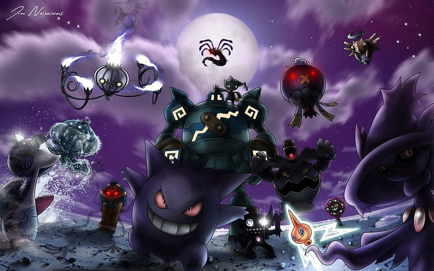 Aquí hay un dulce para todos mis compañeros amantes de Ghost. : Pokémon, Pokémon fantasma fondo de pantalla