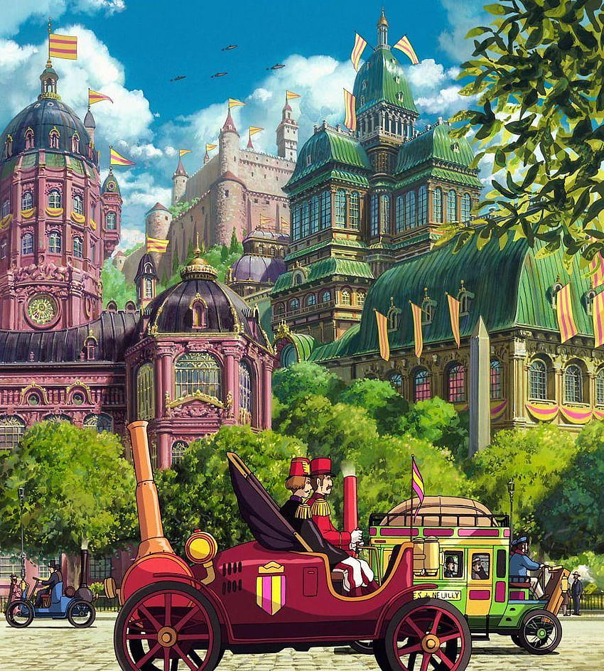 Celebrate The 75th Birtay Of Hayao Miyazaki With These 75, howls moving castle HD phone wallpaper
