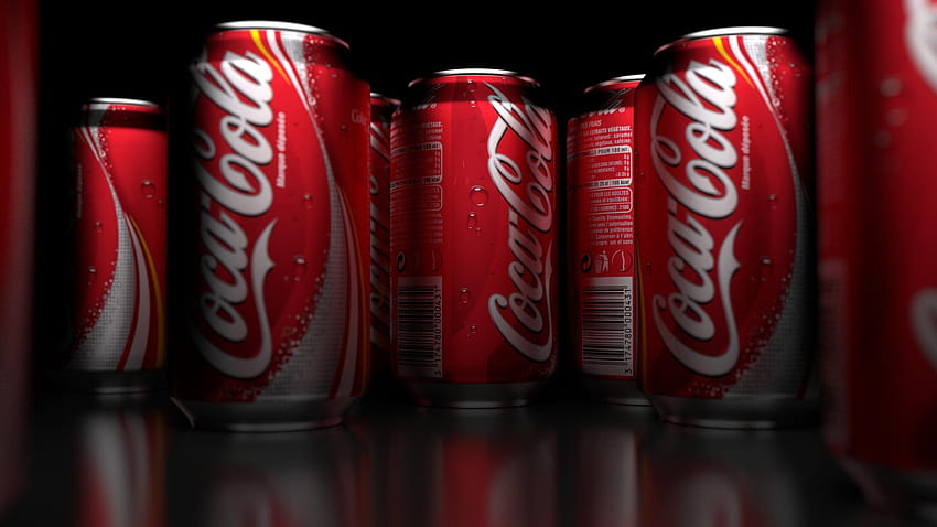 Coca, alkoholfreie Getränke HD-Hintergrundbild