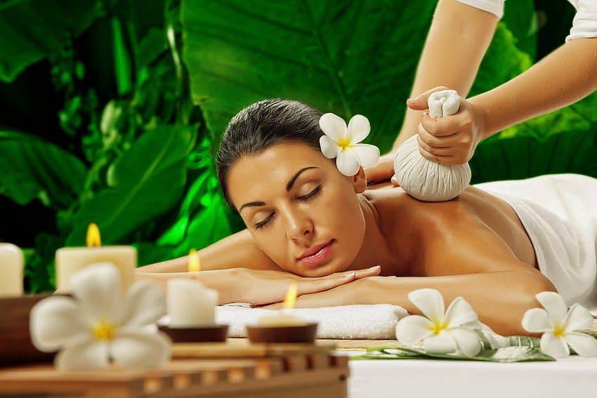 massagem, spa, massagem, pele, mesa de massagem, beleza, massagem spa papel de parede HD