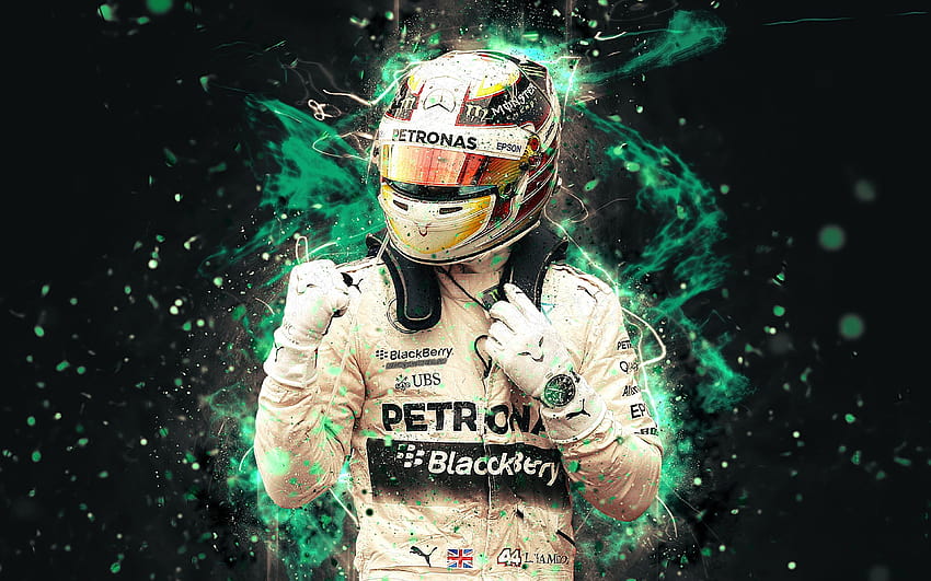 Lewis Hamilton, arte astratta, Formula 1, F1, lewis hamilton 2018 Sfondo HD