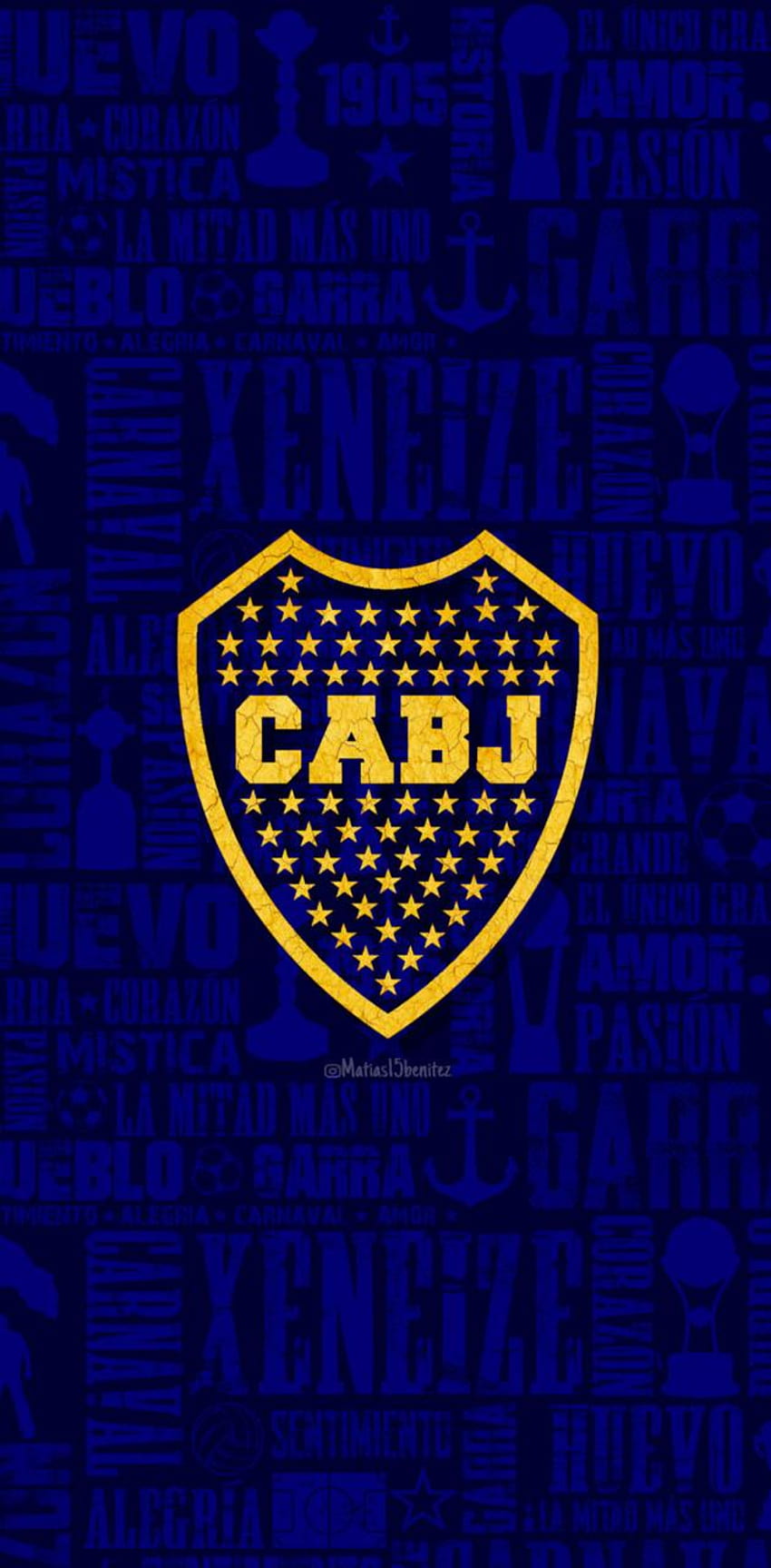 Escudo Boca Juniors by matias151990, boca jr HD phone wallpaper