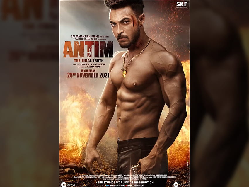 Salman Khan memperkenalkan Aayush sebagai Rahulia dari Antim: The Final Truth, antim the final truth Wallpaper HD