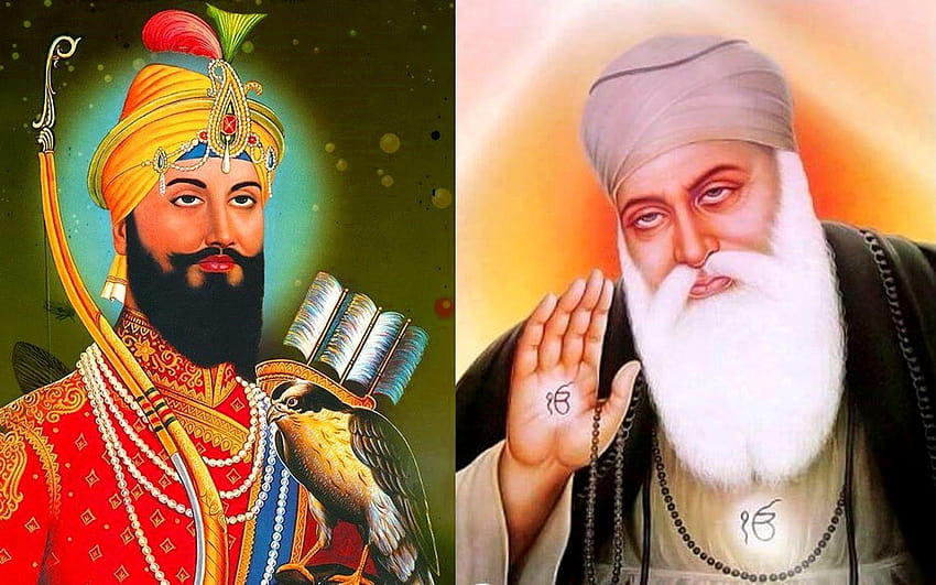 Guru Nanak Dev Dan Guru Gobind Singh, guru shri gobind singh ji untuk pc Wallpaper HD