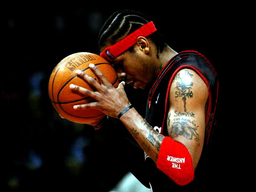 1996 Round 1 Pick 1 Allen Iverson iPhone Wallpapers Free Download