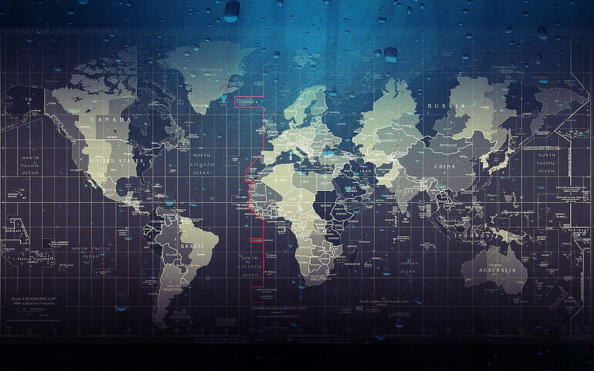 World Clock Map Kopieren Sie die Weltkarte, die Weltkarte HD-Hintergrundbild