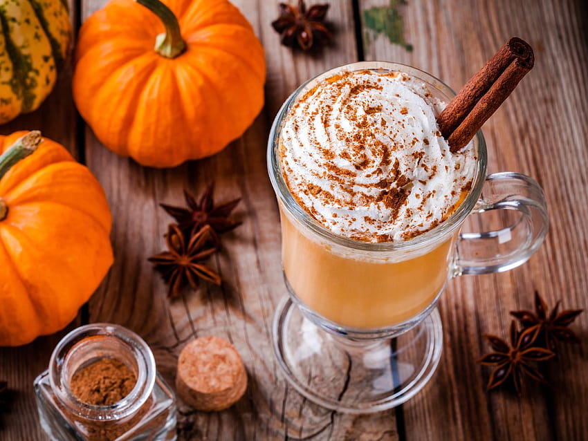 How to make a pumpkin spice latte at home? HD wallpaper