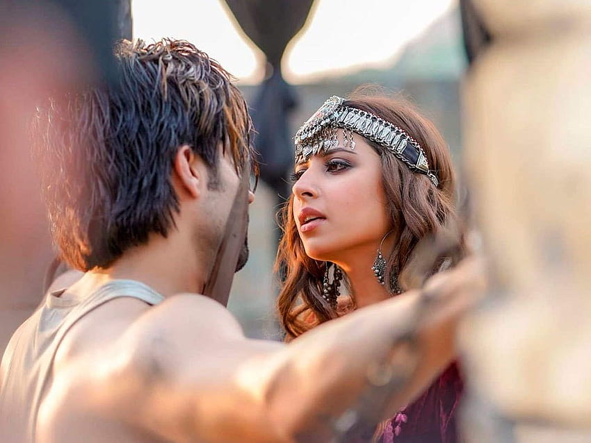 Did you know that during the shoot of 'Titliaan' Sargun Mehta was accidentally going to hurt Harrdy Sandhu?, sargun mehta titliaan HD wallpaper