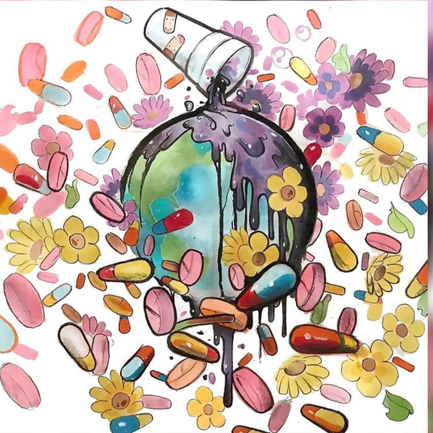 Future & Juice WRLD 'WRLD ON DRUGS' アルバム レビュー、juice wrld ファンアート アニメ HD電話の壁紙