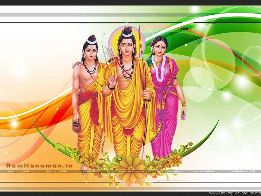 Lord Hanuman Shri Ram Ram sita lashman, ram sita hanuman HD wallpaper
