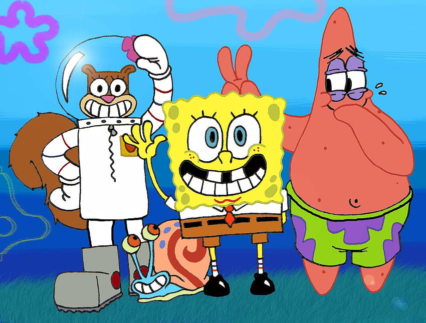 Spongebob Squarepants Personajes, patricio y bob esponja fondo de pantalla