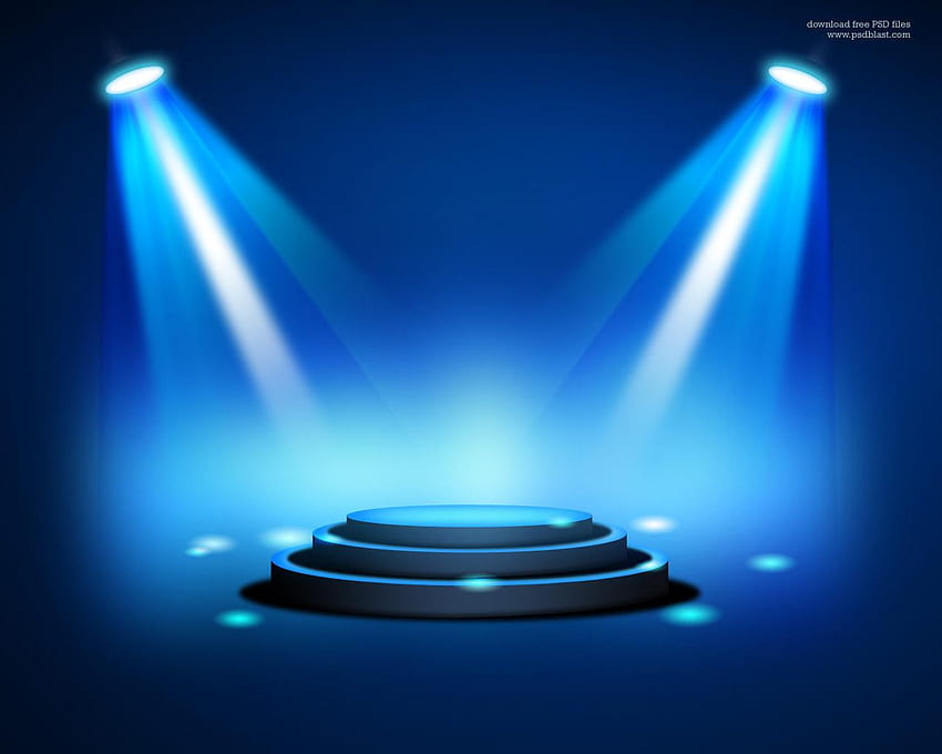 Oświetlenie sceniczne tła z punktowymi efektami świetlnymi, tło sceny koncertowej Tapeta HD