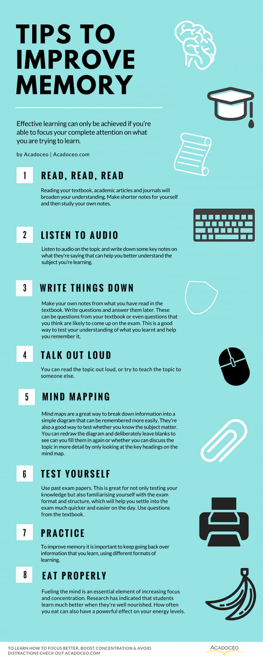 Tips to Improve Your Memory Infographic HD phone wallpaper