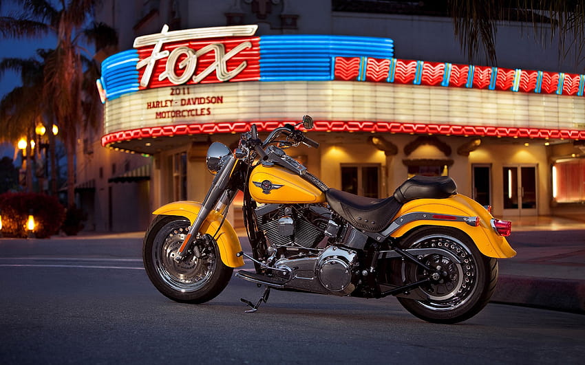 Harley Davidson Fat Boy, Bikes HD wallpaper