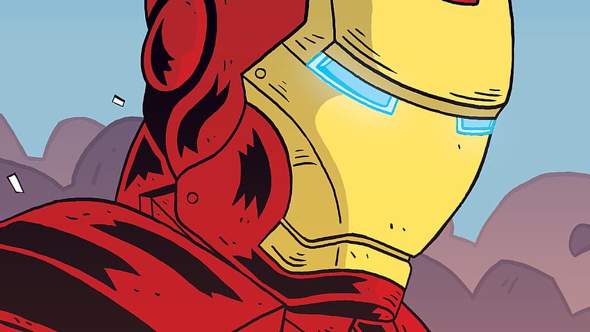 Arte de dibujos animados cómicos de Iron Man, arte de fondo de pantalla |  Pxfuel