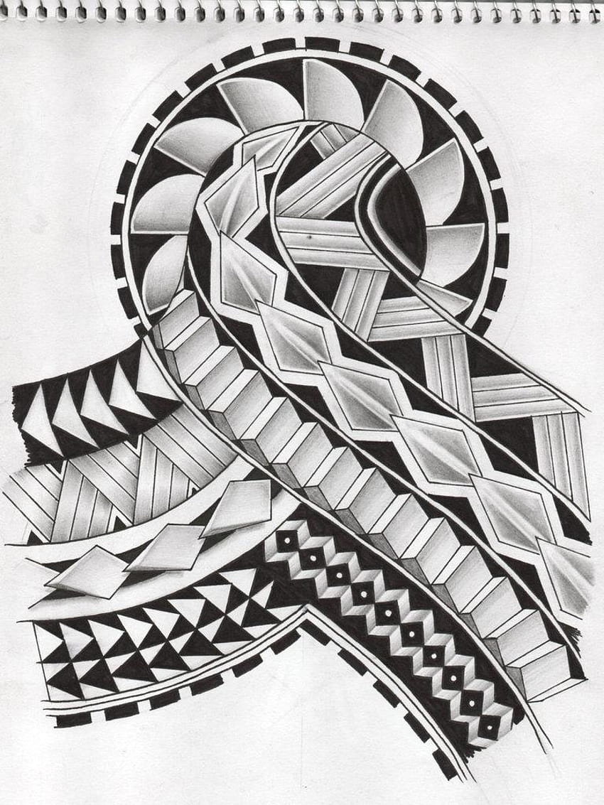 Maori polynesian tattoo bracelet. Tribal sleeve seamless pattern vector.  Samoan border tattoo design fore arm or foot. 34377587 Vector Art at  Vecteezy