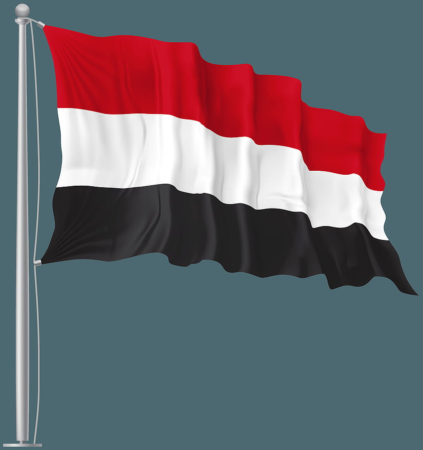 Yemen Waving Flag PNG, yemen flag HD phone wallpaper
