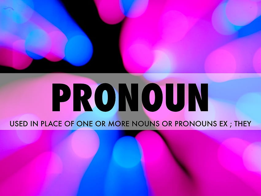 Music | pronouns