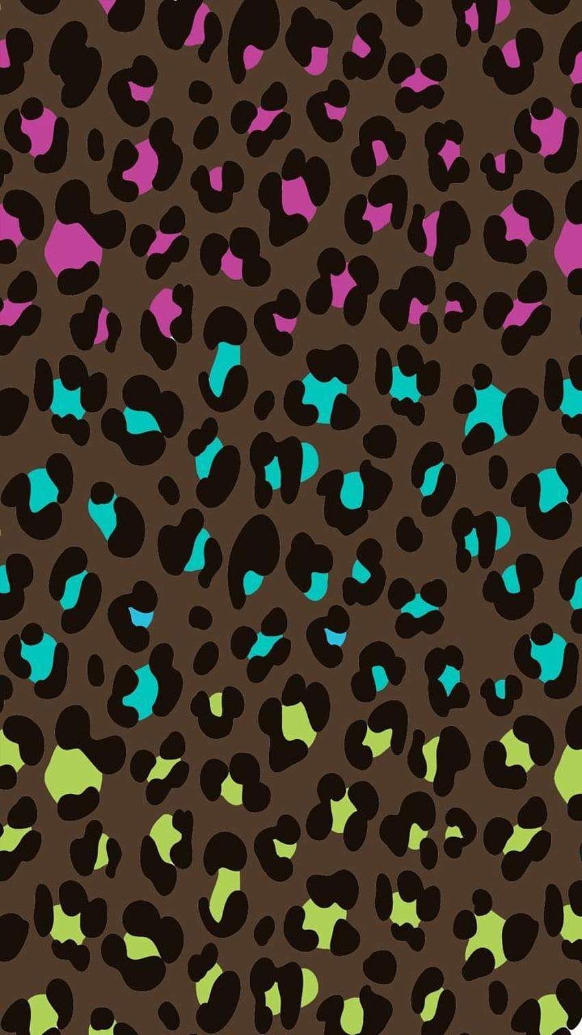 Amber on AnimalPrint, colorful leopard iphone HD phone wallpaper