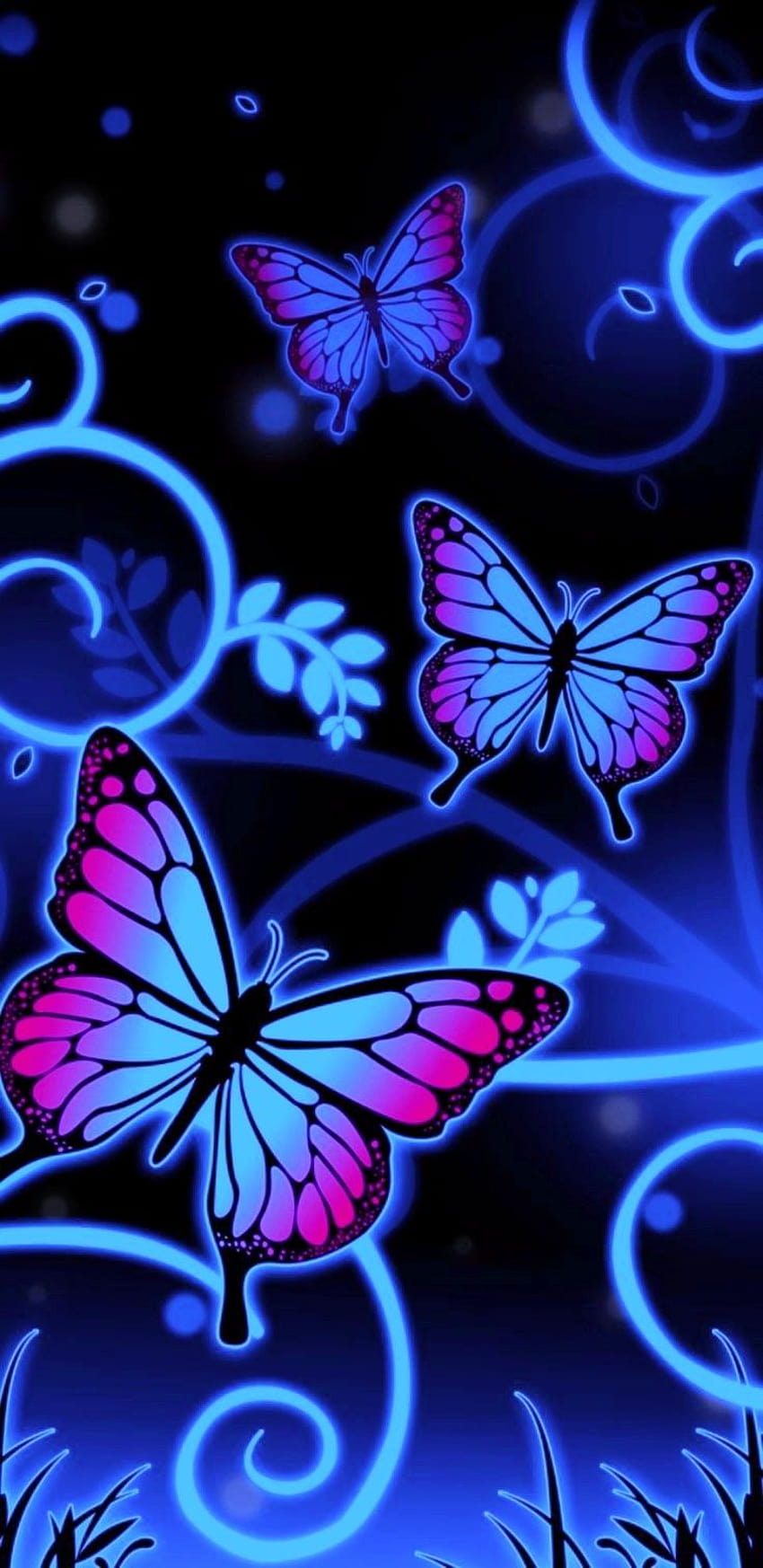 ... Von unbekanntem Künstler..., Schmetterlingskunst HD-Handy-Hintergrundbild