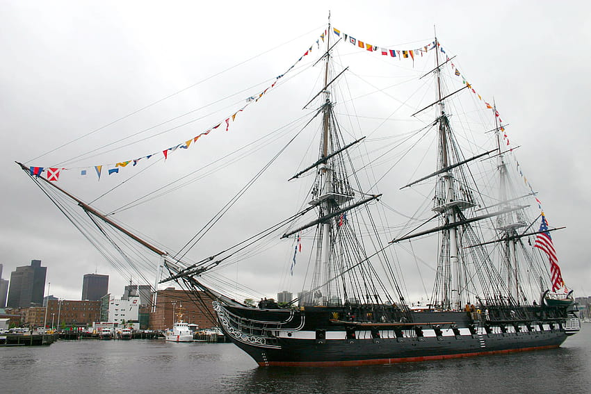 Original six frigates of the United States Navy, uss constitution vs hms guerriere HD wallpaper