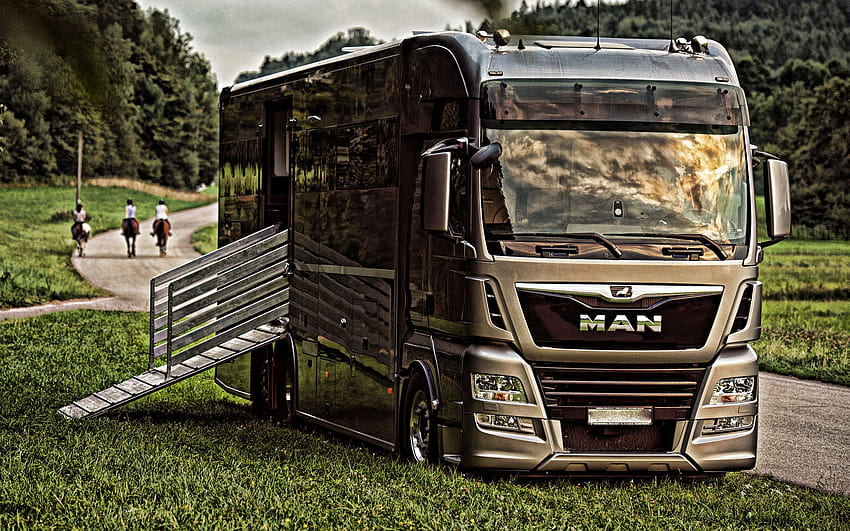 MAN TGX, 2019, home truck, travel truck, german trucks, MAN with resolution  2560x1600. High Quality HD wallpaper