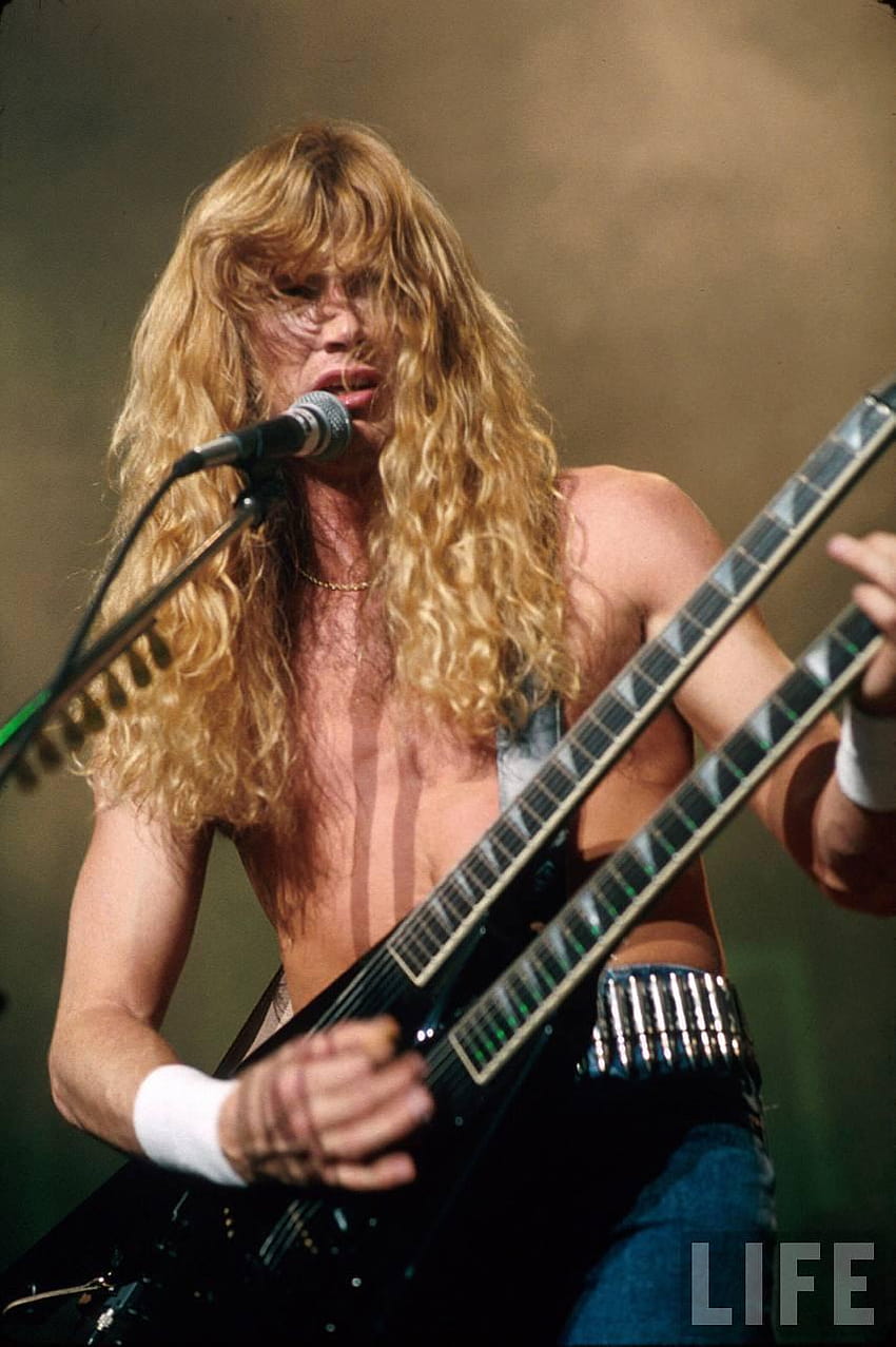 Anzeigen von Dave Mustaine-Farbpalette Tags Dave HD-Handy-Hintergrundbild