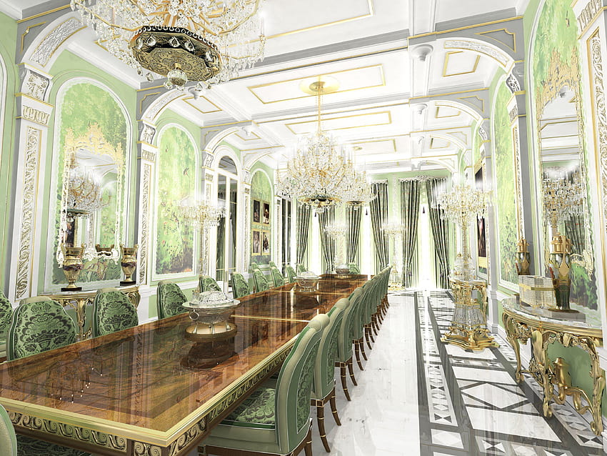 Interior Istana Kensington, istana Wallpaper HD