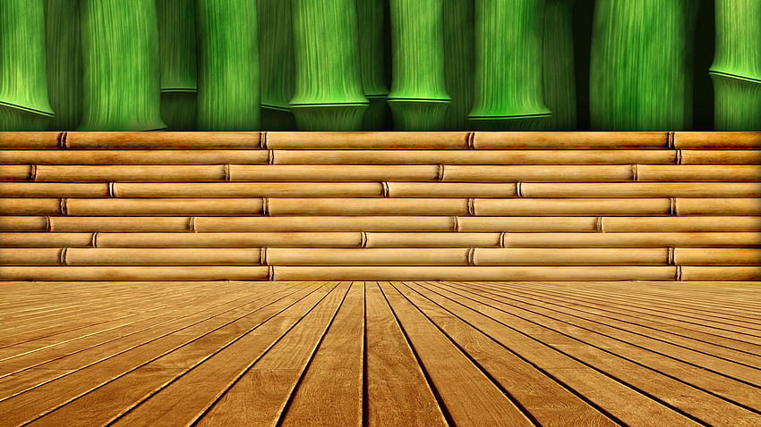 Wood Like Lovely Bamboo Board Wall Backgrounds, brauner Bambus HD-Hintergrundbild