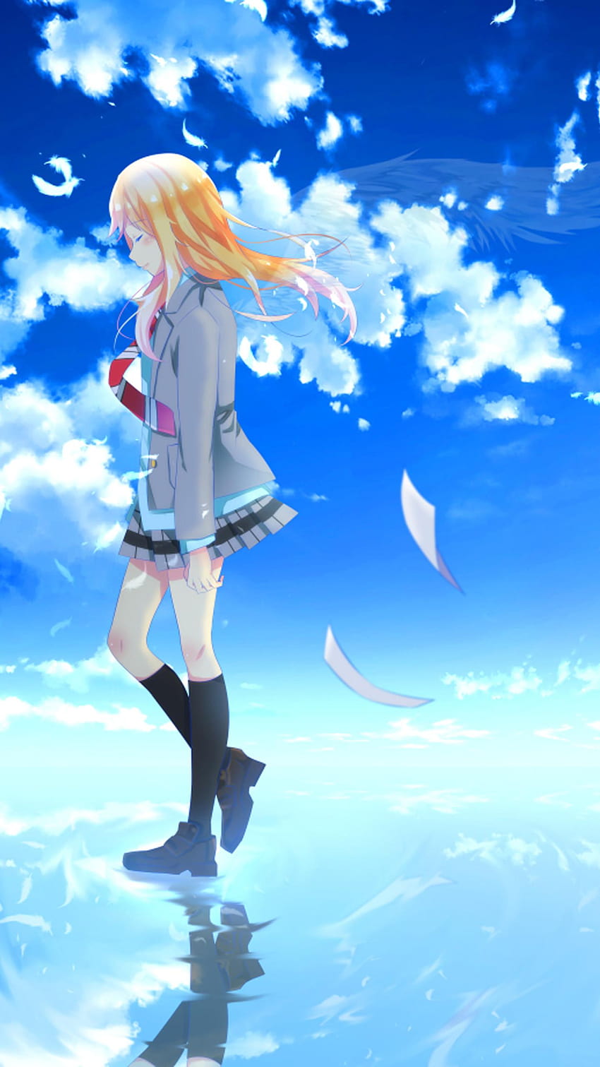 540x960 Shigatsu Wa Kimi No Uso Playing Violin 540x960 Resolution HD 4k  Wallpapers, Images, Backgrounds, Photos and Pictures