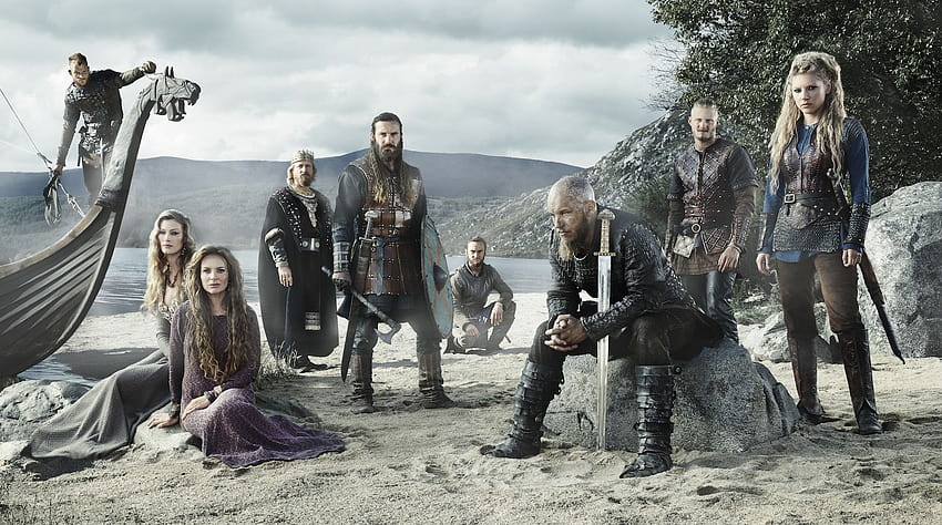 Vikingos, programa de televisión, HQ Vikings, los 100 fondo de pantalla