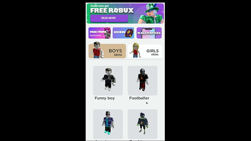 how to get roblox skin's not clickbait!!! HD wallpaper