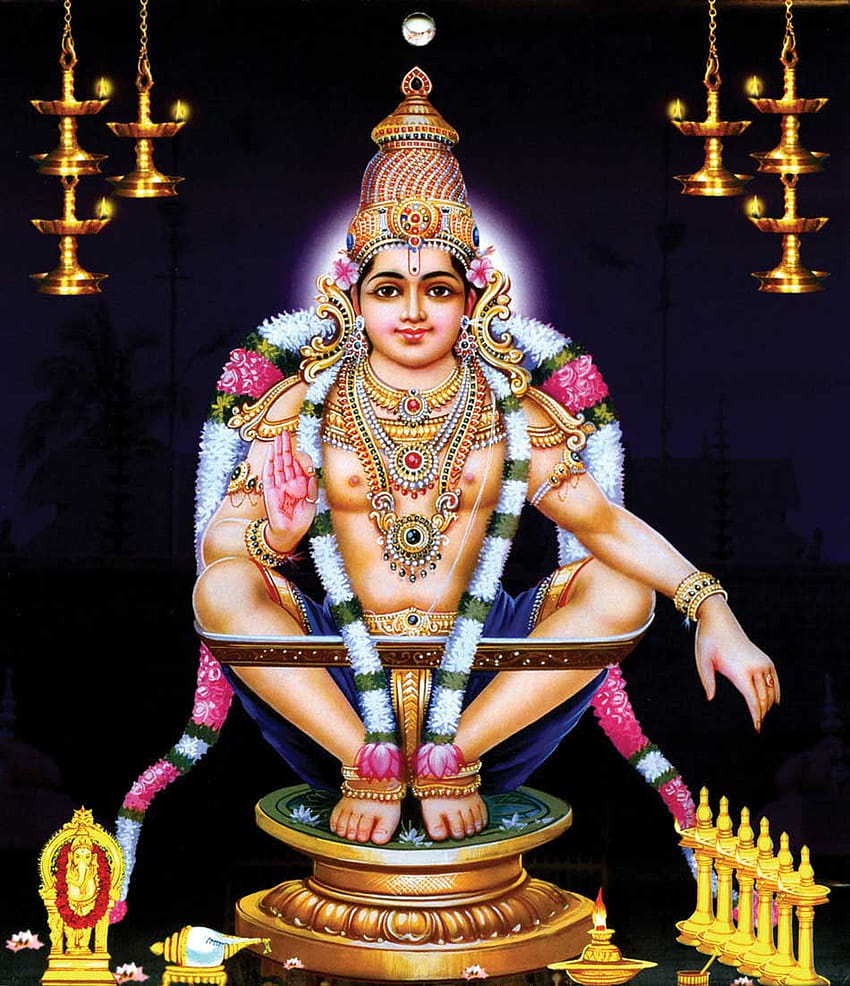 Sabrimala Ayyappan Swamy, dios ayyappan fondo de pantalla del teléfono