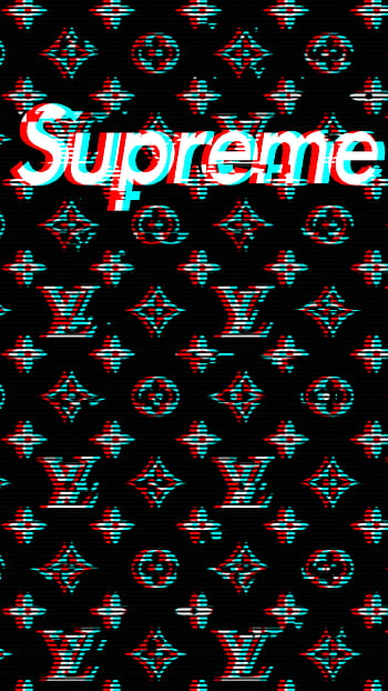 Supreme x Louis Vuitton Red Wallpapers for iPhone - Wallpapers Clan