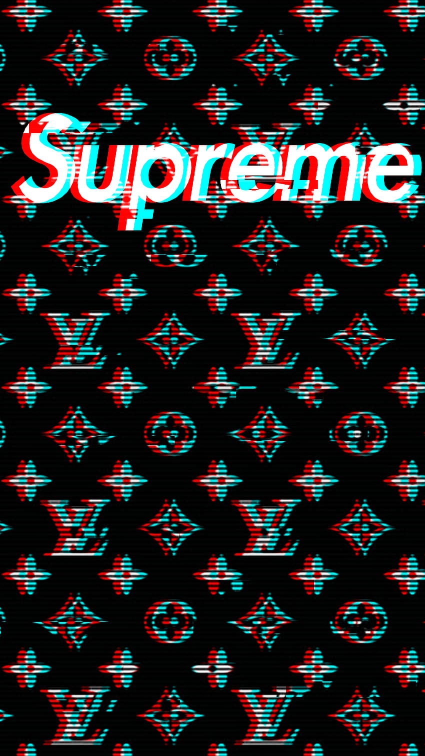 Supreme X Louis Vuitton Neon Light DIGITAL File Neon, supreme x louis  vuitton computer HD wallpaper