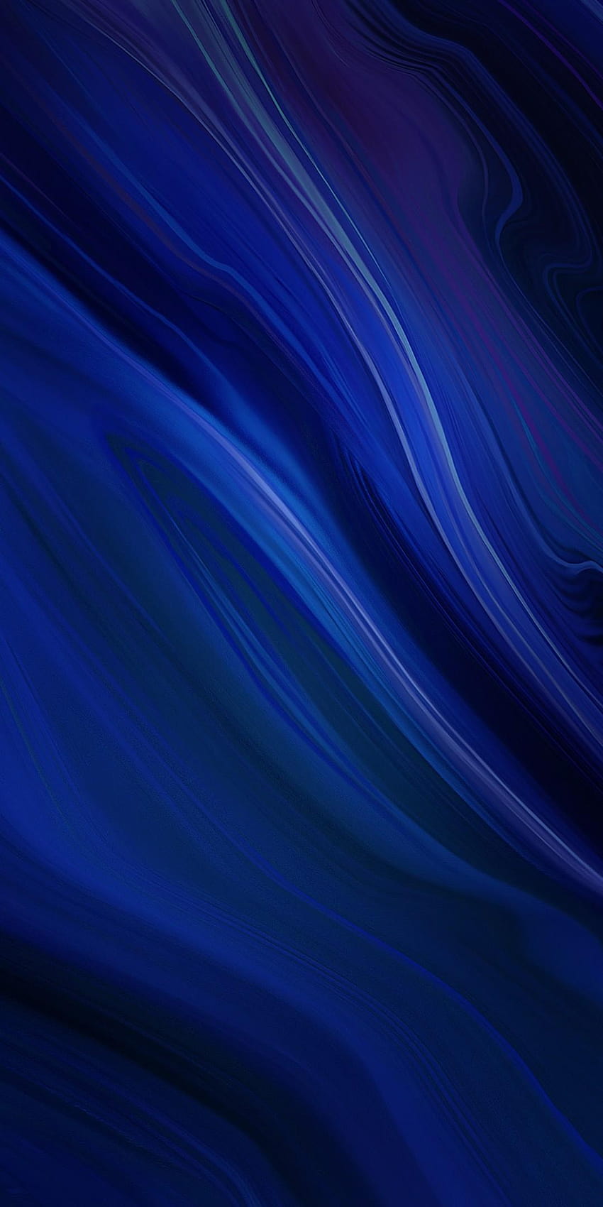 1080x2160 Lukisan Biru, Gelombang, Pencampuran Warna, pencampuran warna wallpaper ponsel HD