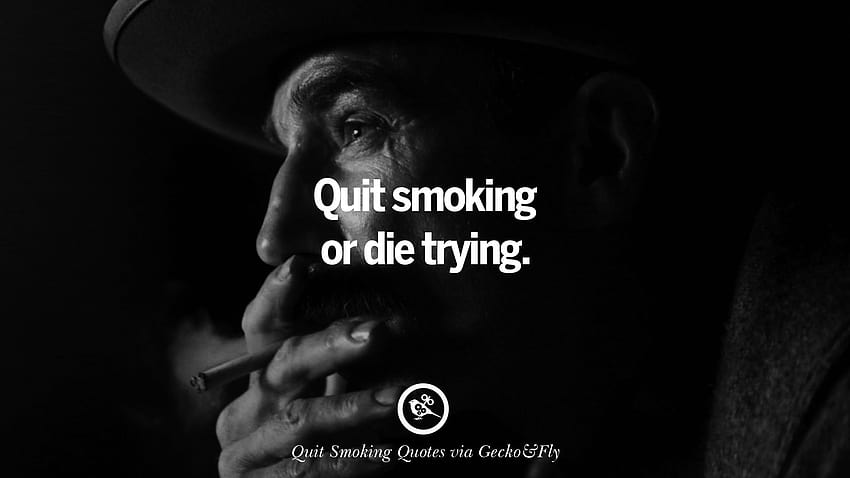 20 Slogans, die Ihnen helfen, mit dem Rauchen aufzuhören und Lungenkrebs zu stoppen: HD-Hintergrundbild